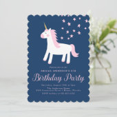 Licorne Magique | Invitation pour une fête d'anniv (Debout devant)