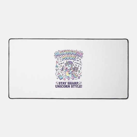 Licorne Mathicorne Mode Charmant Fond Blanc D (Recto)