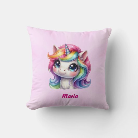 licorne mignonne coussin (Recto)