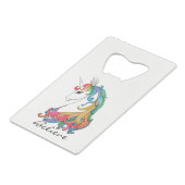 Licorne mignonne d'arc-en-ciel d'aquarelle (Devant Angle)