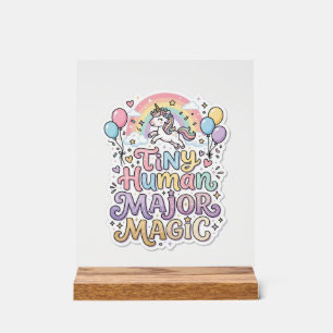 Licorne Minuscule Humain Magie Majeure Vecteur Pre