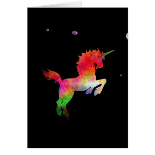 Licorne Multi-hued d'espace lointain