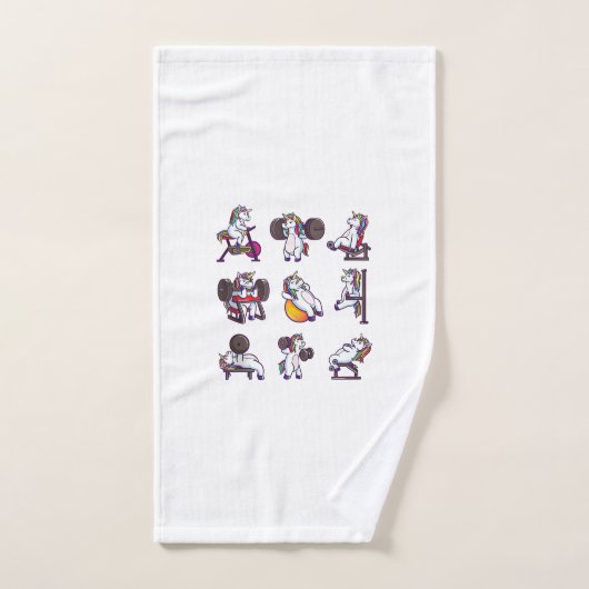 Licorne Musculation Force Athlétique Gym Entraînem (Serviette à main)