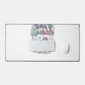 Licorne née pour briller Graphisme Merch Desig (Clavier et souris)