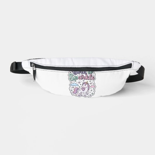 Licorne née pour briller Graphisme Merch Desig (Recto)