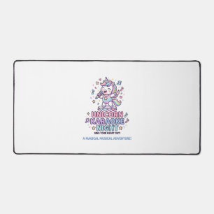 Licorne Nuit Karaoke Gras Typographie Produit Grap