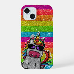 Licorne Paillettes Arc-en-ciel Paillettes Or LGBT