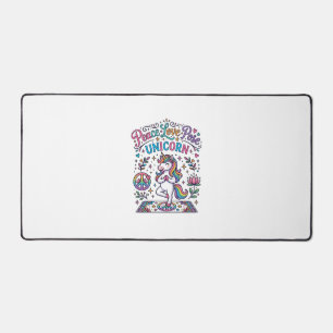 Licorne Paix Amour Pose Licorne Fond Blanc S