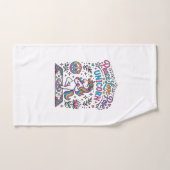Licorne Paix Amour Pose Licorne Fond Blanc S (Serviette à main)