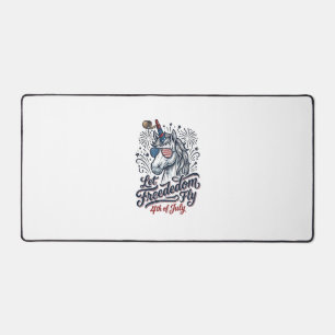 Licorne Patriotique Maillot Volant De Liberté Du 4