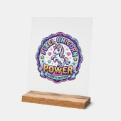 Licorne Pixel Licorne Puissance VÊTEMENTS PRÊT POD (Angle)