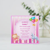 Licorne, princesse Kitty et invitations de partie (Debout devant)