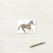 Licorne Rainbow Post-it® Notes (Op bureau)