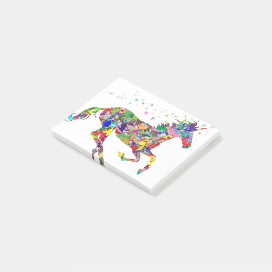 Licorne Rainbow Post-it® Notes (Schuin)