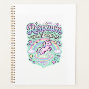 Licorne Réapparition avec des Paillettes Vecteur P