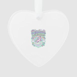 Licorne Réapparition avec Paillettes Premium Vecte