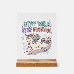 Licorne Reste Sauvage Reste Magique Produit Branch