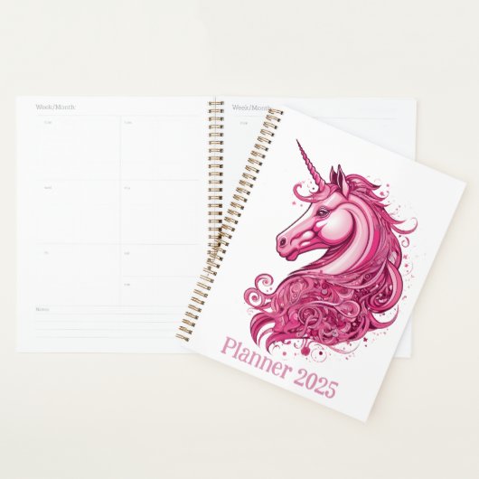 licorne rose Abstraite (Devant avec enveloppe)