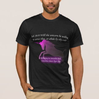 Licorne rose invisible de T-shirt