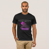 Licorne rose invisible de T-shirt (Devant entier)