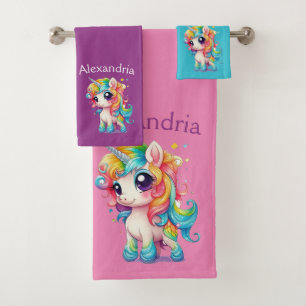 Licorne Rose Personnalisée