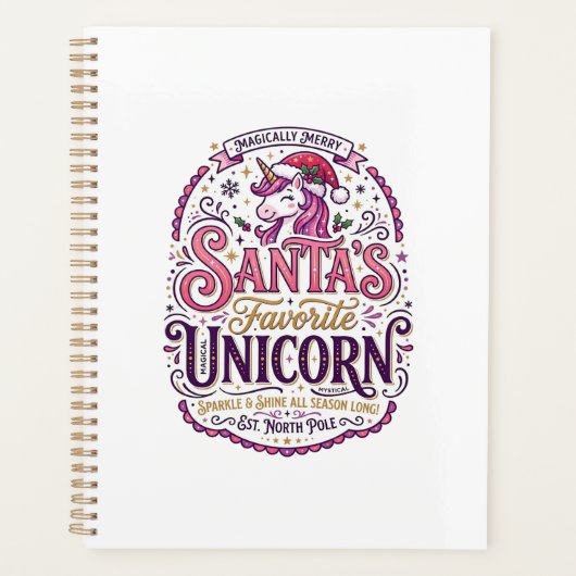 Licorne Santa's Licorne préférée (Devant)