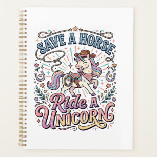Licorne Sauve un Cheval Monte une Licorne Impressi