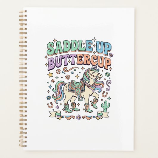 Licorne Sellez Buttercup Kawaii Typographie Desi (Devant)