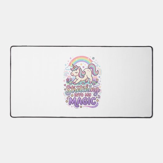 Licorne s'étirant dans ma typographie audacieuse m (Recto)