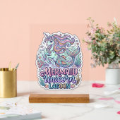 Licorne Sirène Licorne Lagune Conception Graphique (Mariage)