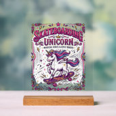 Licorne skateboard Licorne élégant fond blanc (Neutre)