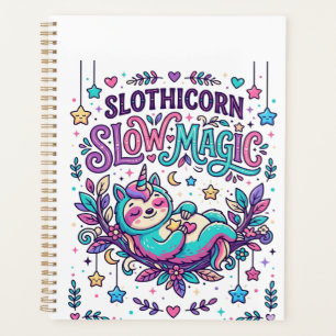 Licorne Slothicorne Magie lente Marché coloré