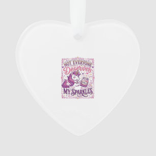 Licorne Tout le monde ne mérite pas mes paillettes