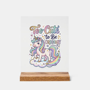 Licorne Trop Mignonne pour être Ordinaire Vecteur