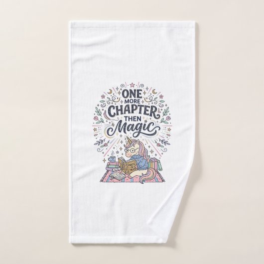 Licorne Un Chapitre De Plus Puis Magie Impression (Serviette à main)