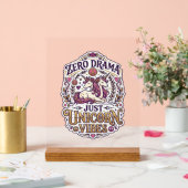 Licorne Zéro Drame Juste Licorne Vibes Élégant Bla (Mariage)