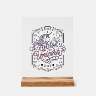 Licorne Zodiaque Licorne Drôle Cadeau Mignon Conce