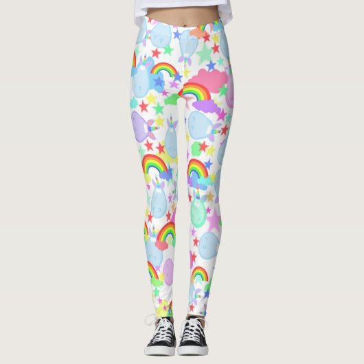 Licornes Et Leggings Arc-En-Ciel (Devant)