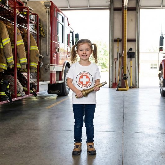 Lid Brandweer Teken Rode Kruis Brandweerman T-shirt