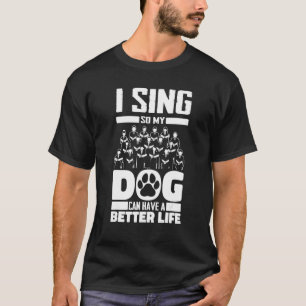 Lid Dog Choirmaster - Singer Choir Singing T-shirt