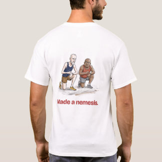 Lid geworden van een hardloopclub Kreeg een Nemesi T-shirt