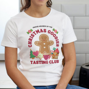 Lid van Christmas Goodies Proeverij Club T-shirt