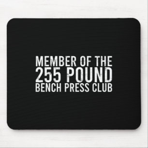 Lid van de 225 - pond - bankklub - Gym bod Muismat