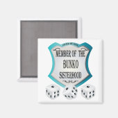 Lid van de Bunko Sisterhood Magneet (Voorkant / Achterkant)