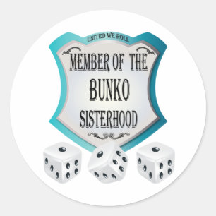 Lid van de Bunko Sisterhood Ronde Sticker