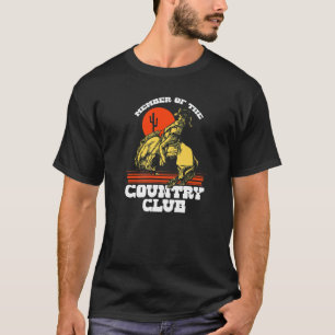 Lid Van De Country Club Vintage Rodeo Cowgirl W T-shirt
