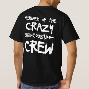 Lid van de Crazy Cousin T-shirt