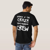 Lid van de Crazy Cousin T-shirt (Achterkant volledig)