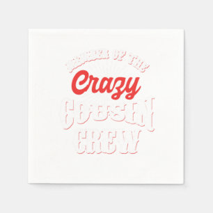 Lid van de Crazy neef Bemanner Zuster Gif Servet