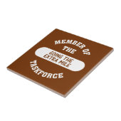 Lid van de Extra Mile Task Force Tegeltje (Zijkant)